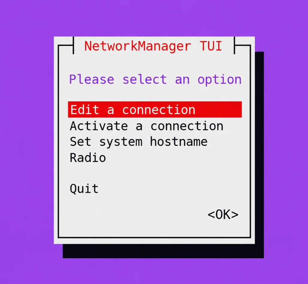 Manage saved connections (optional)