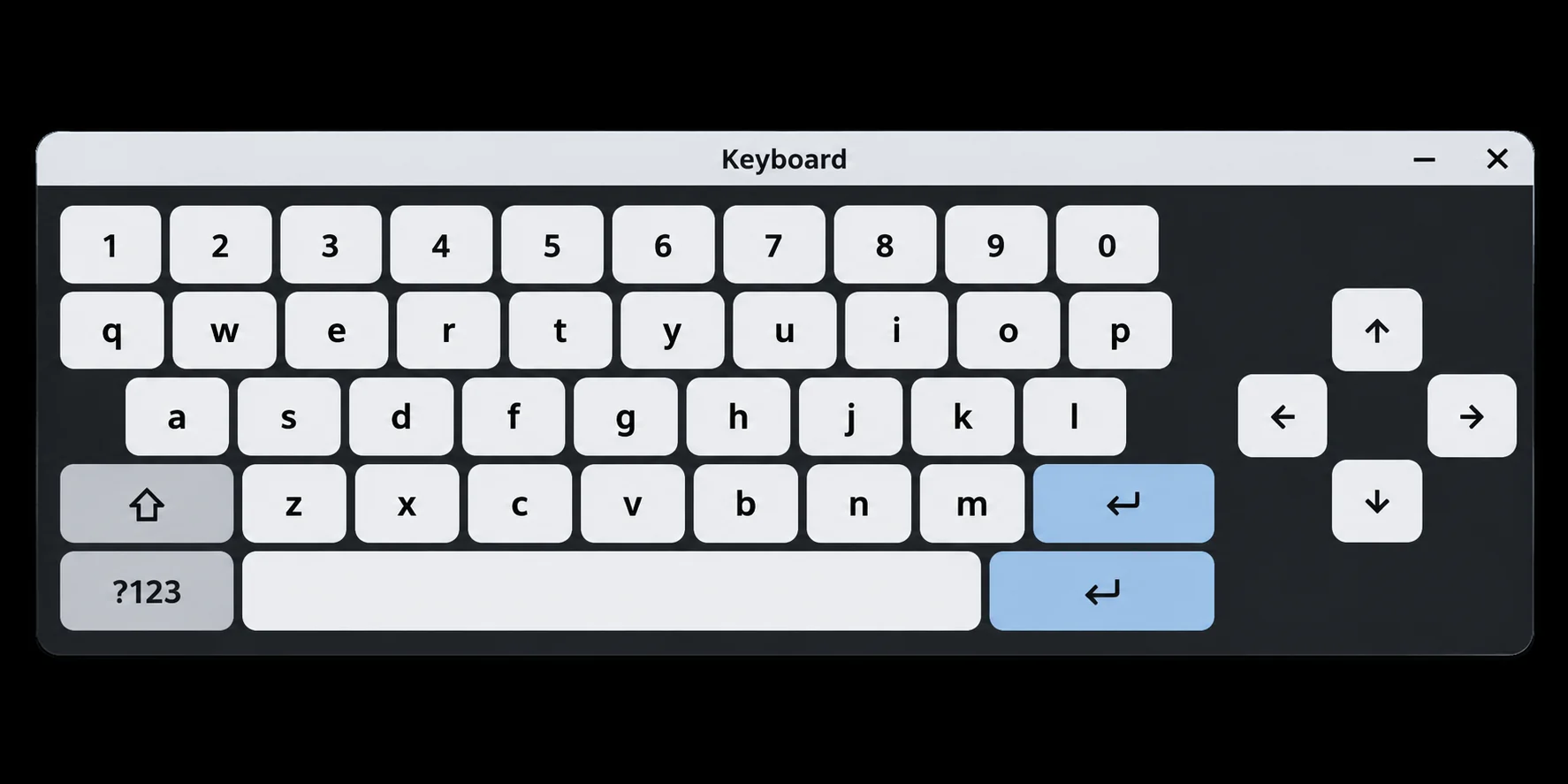 On-screen keyboard
