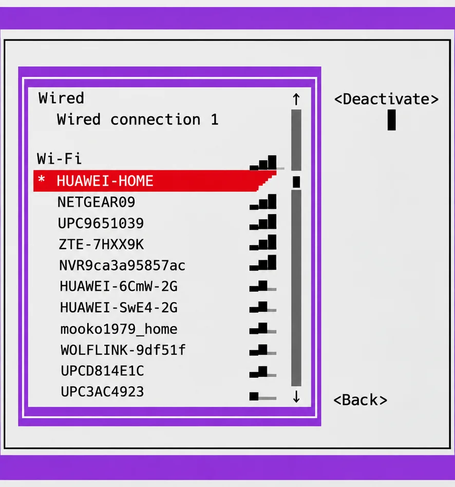 Choose a Wi-Fi network